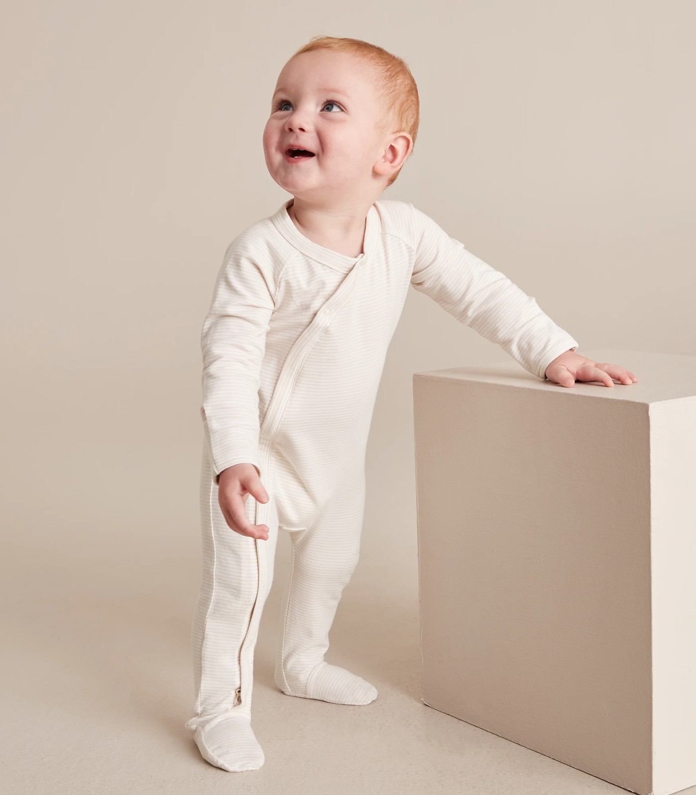 3 Pack Baby Organic Cotton Side Zip Coverall 2 of 6