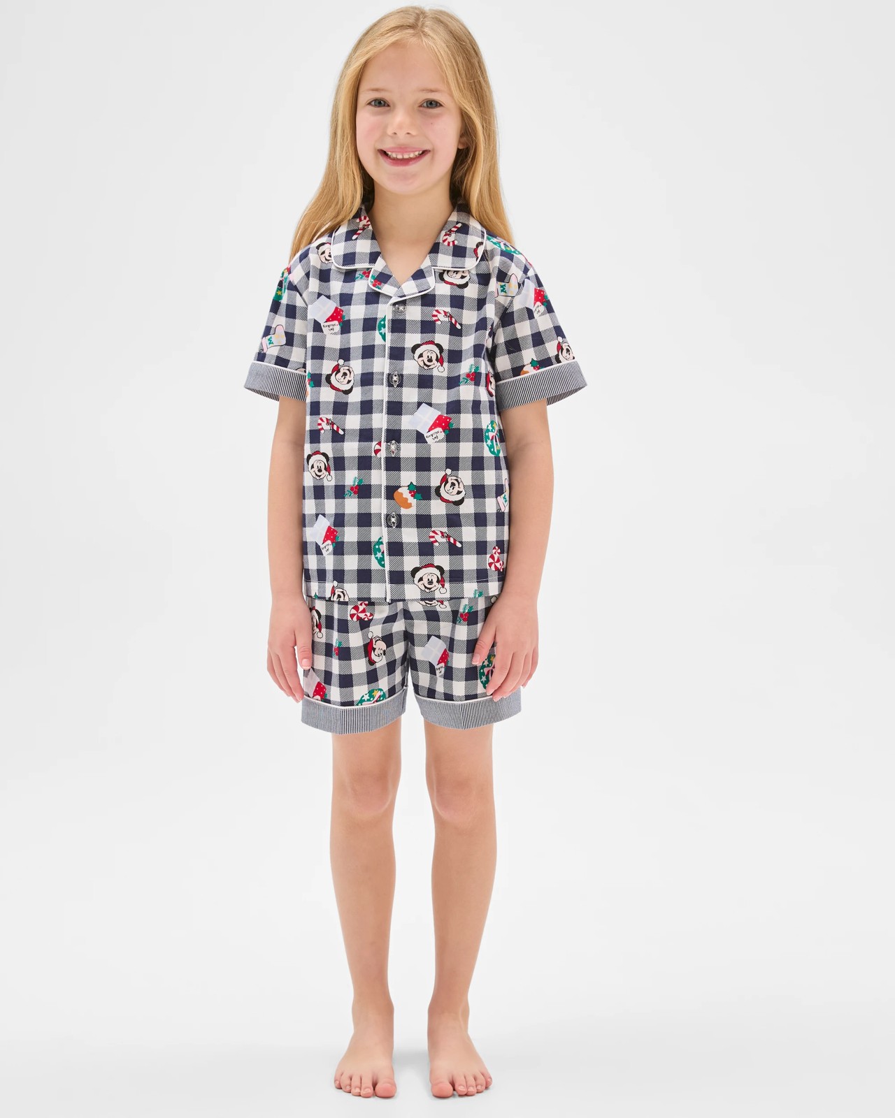 Family Matching Christmas Australian Cotton Younger Kids Pyjama Set - Mickey Mouse 3 of 5