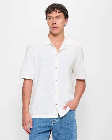 Australian Cotton Open Knit Shirt - Commons