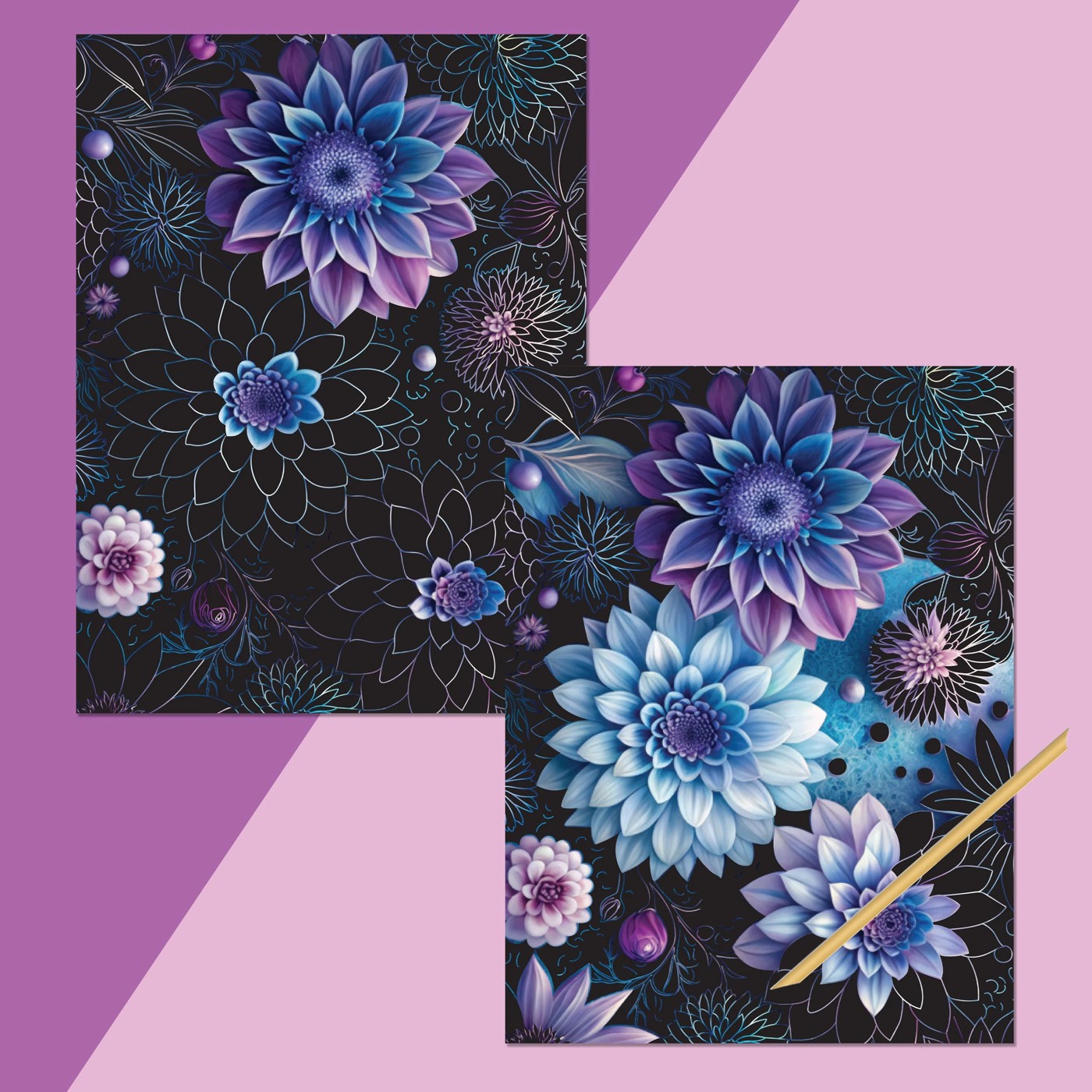 Kaleidoscope Etch Art: Floral Fantasy - Book 5 of 5
