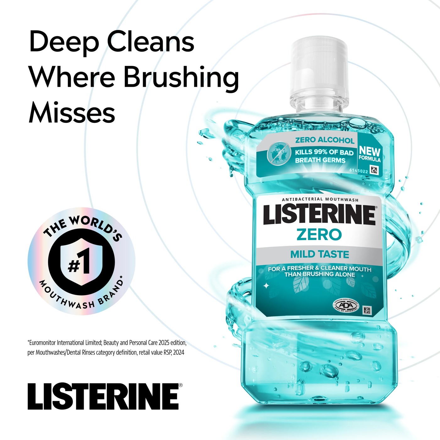 Listerine Zero Mouthwash 500ml 4 of 6