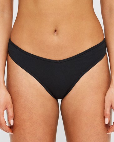 Cotton Cheeky G-String Briefs - Lily Loves