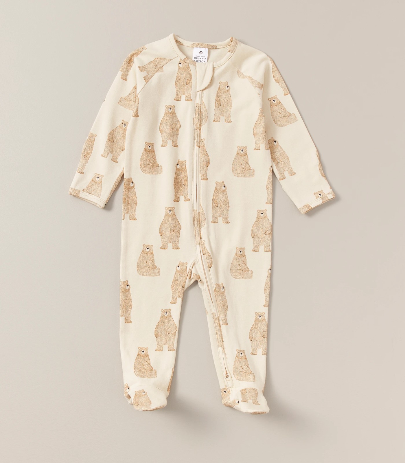 Baby Organic Cotton Print Zip Coverall 2 of 6