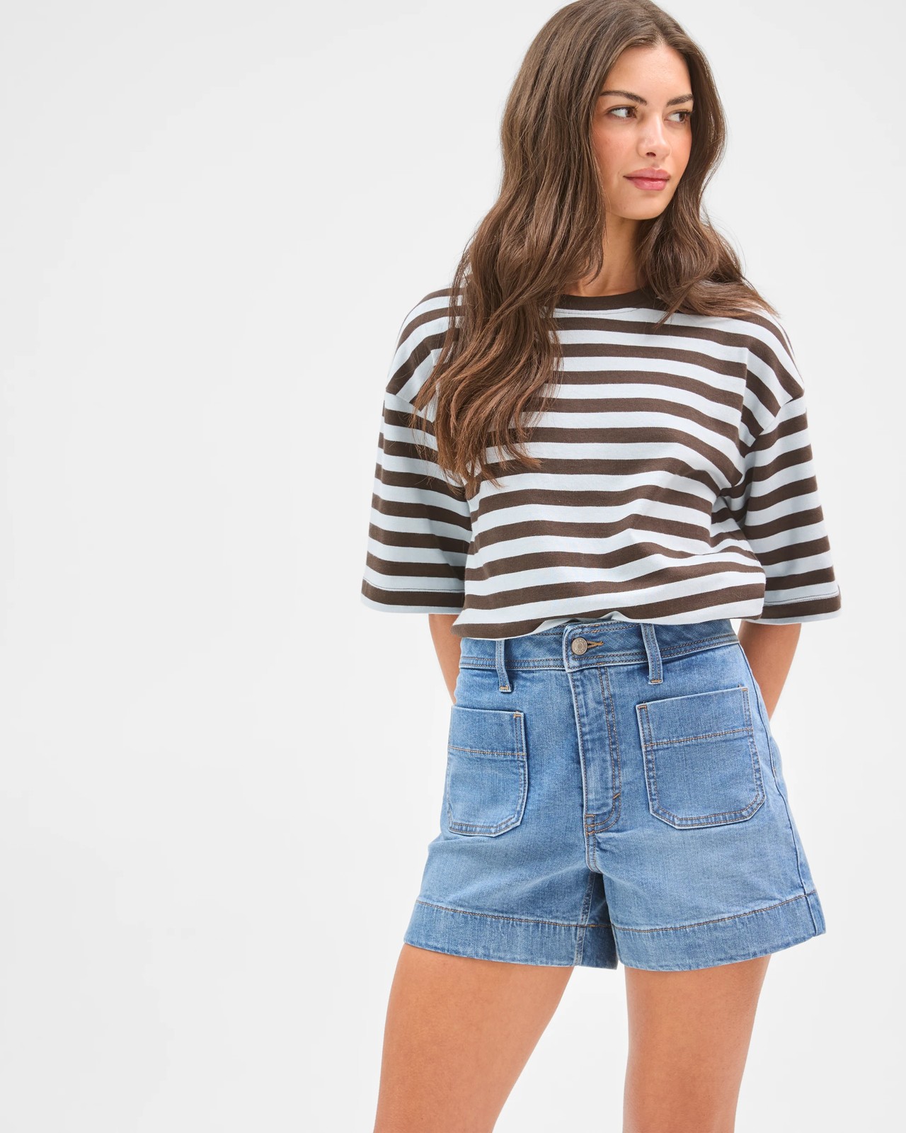 Petites Denim Shorts - Mila  5 of 5