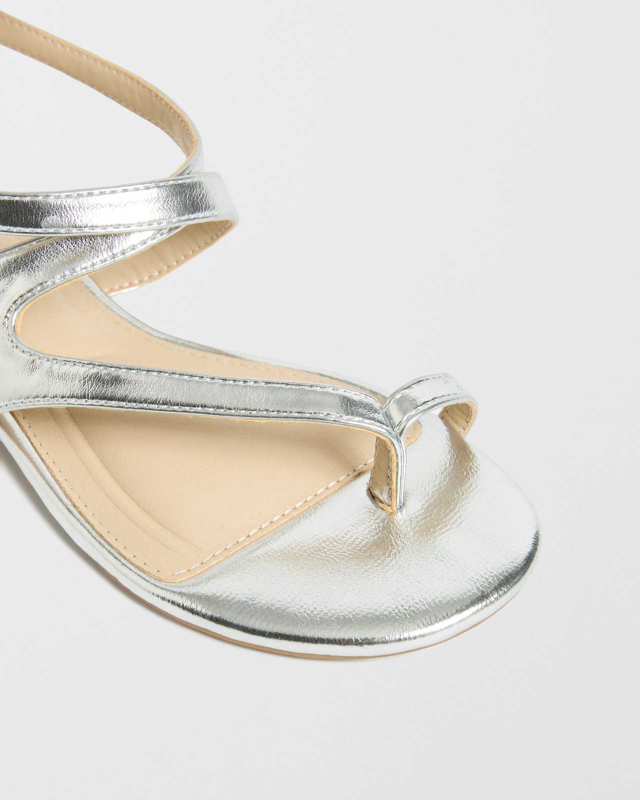 Kelly Wrap Around Sandals - Silver 3 of 3