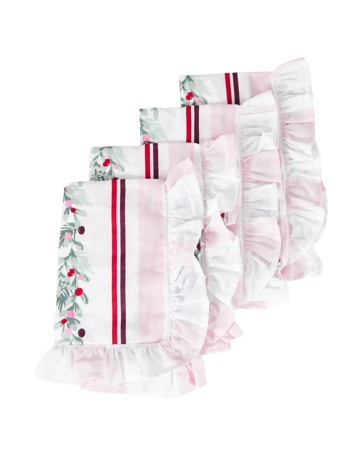 Anko 4 Pack Holly Stripe Napkins