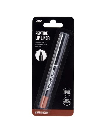 OXX Cosmetics Peptide Lip Liner - Warm Brown