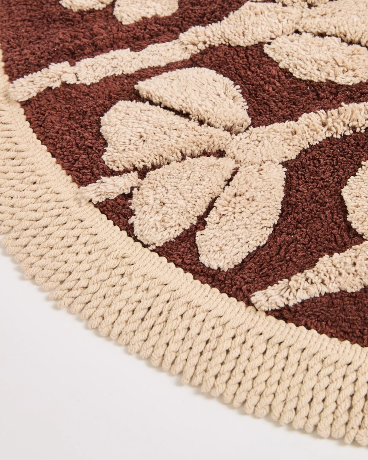 Lotus Textured Cotton Bath Mat - Tiramisu 2 of 2
