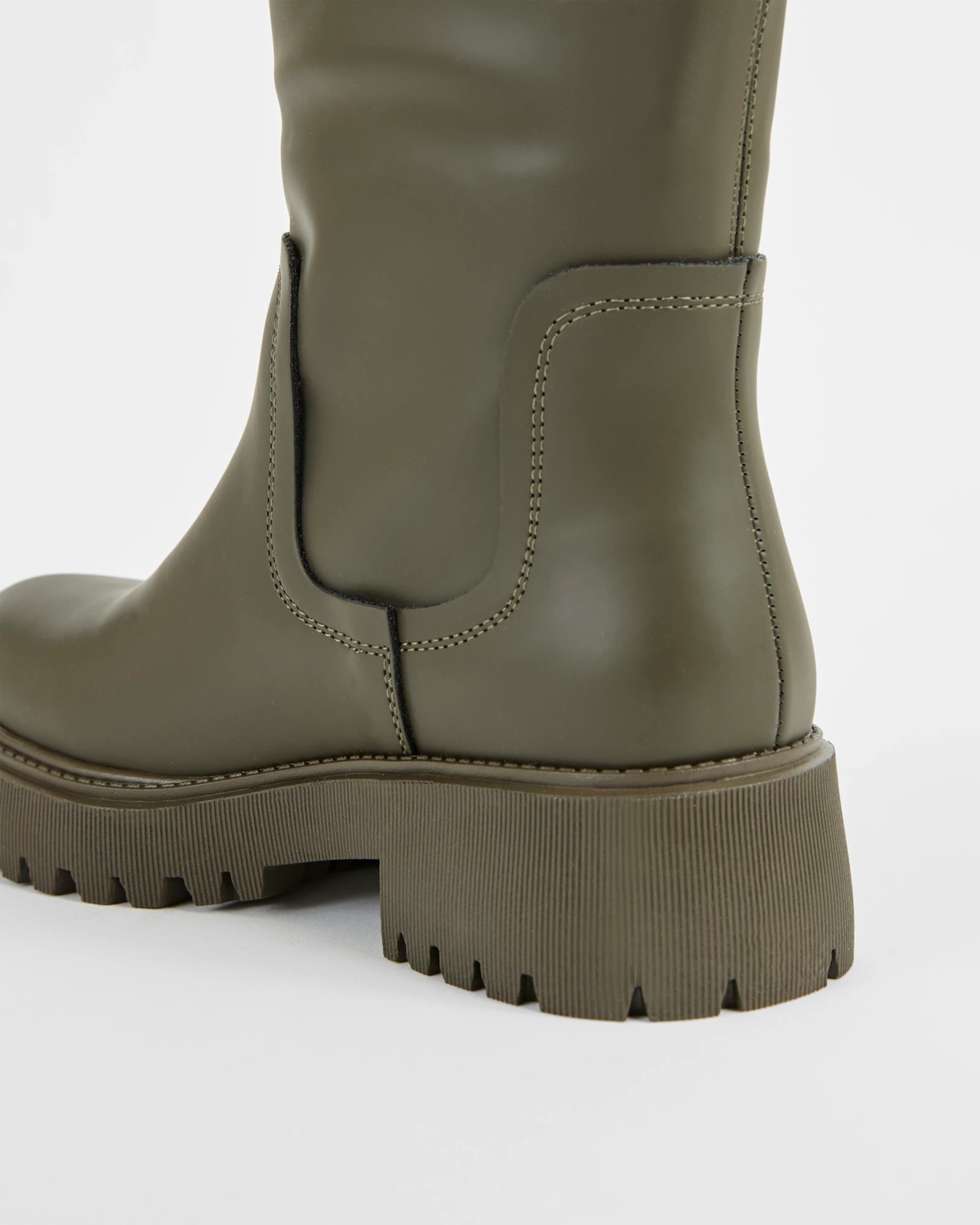 Water Resistant Long Rainboots - Rhodes - Green 3 of 3