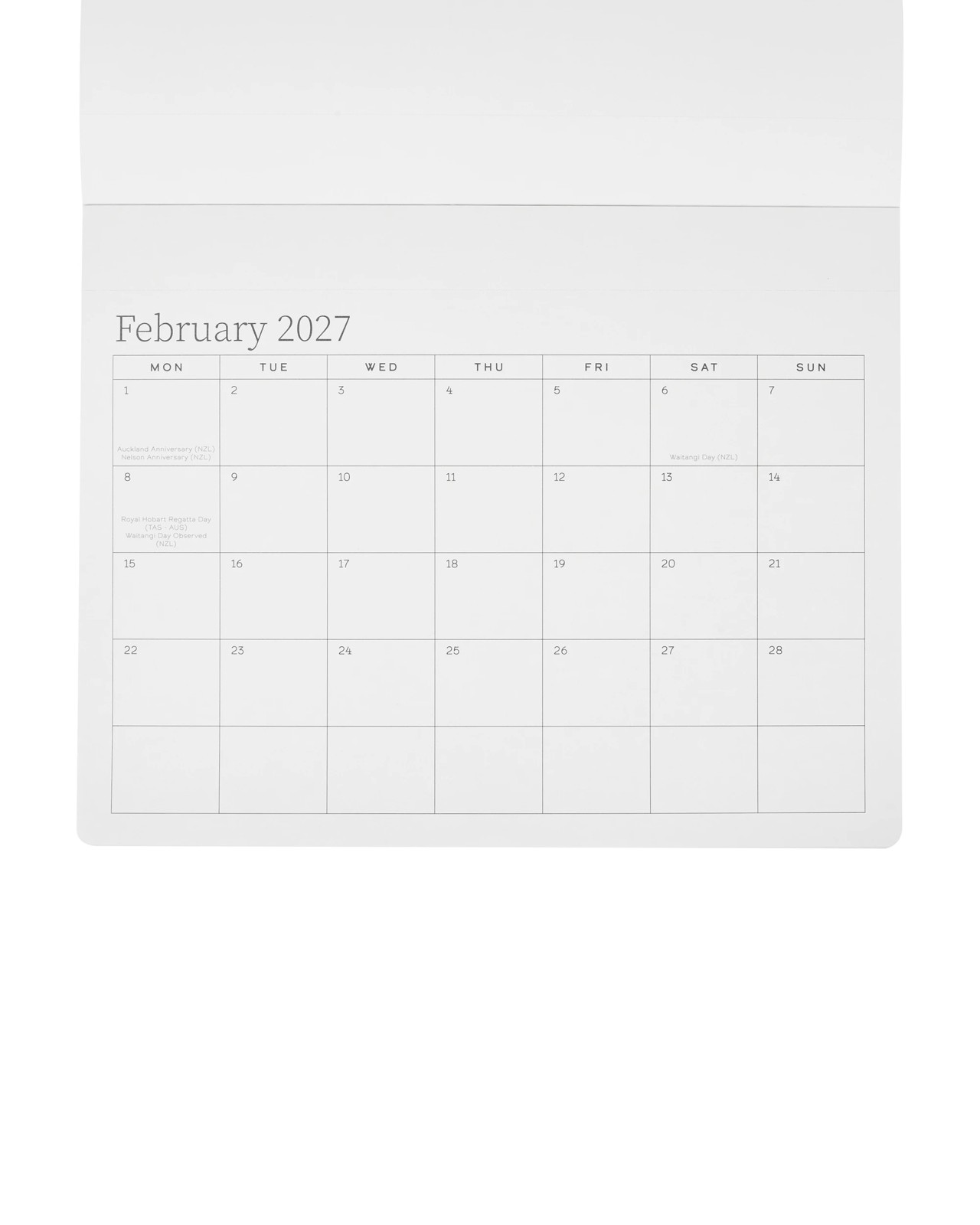 Anko 2027 Magnetic Pad Calendar 2 of 5