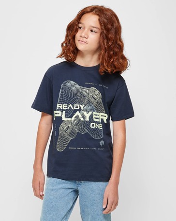 Organic Cotton Loose Fit Print T-shirt