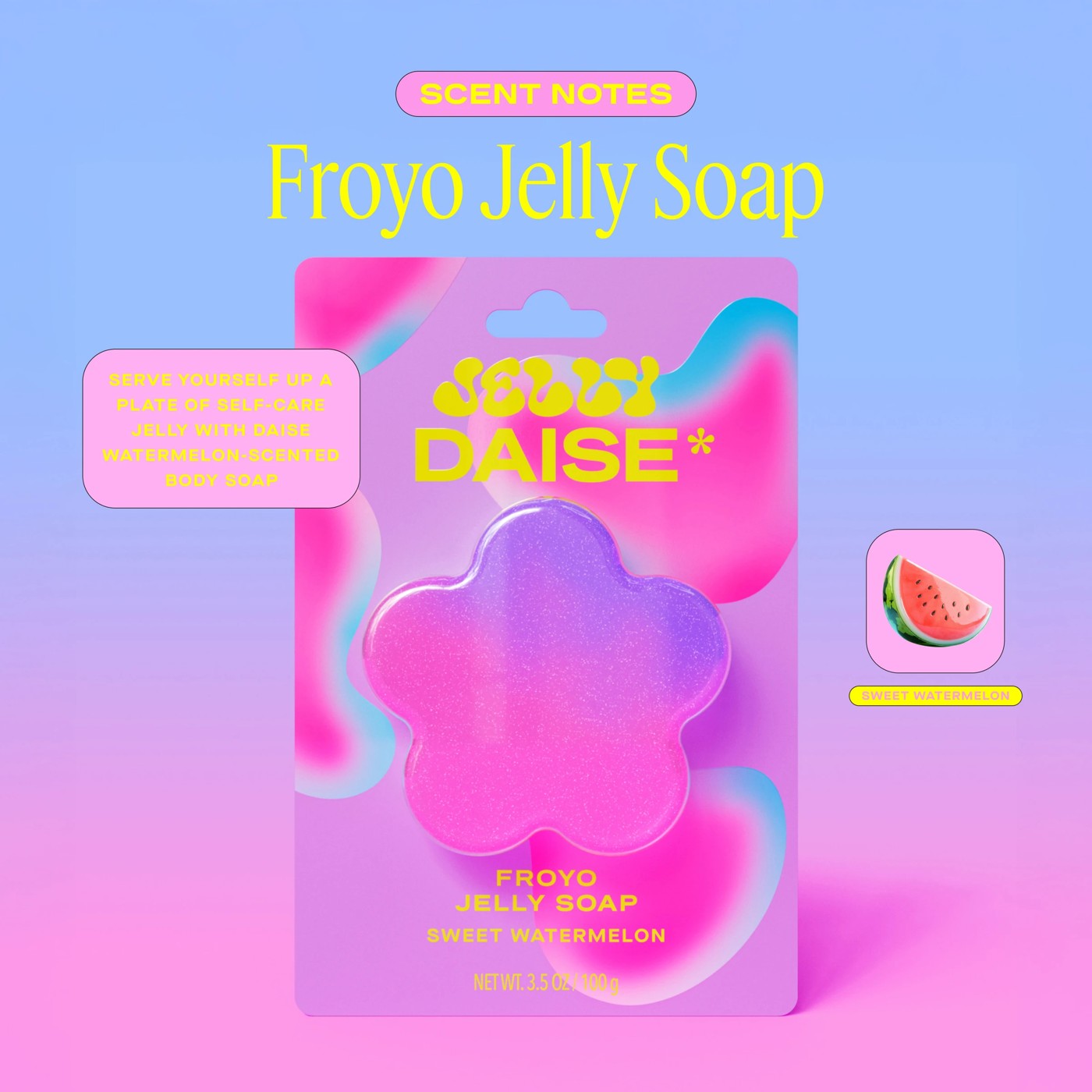 DAISE Froyo Jelly Soap 100g - Sweet Watermelon 5 of 6