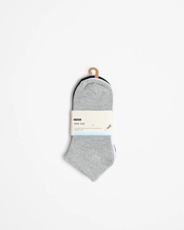 Bamboo Low Cut Socks 3 Pack