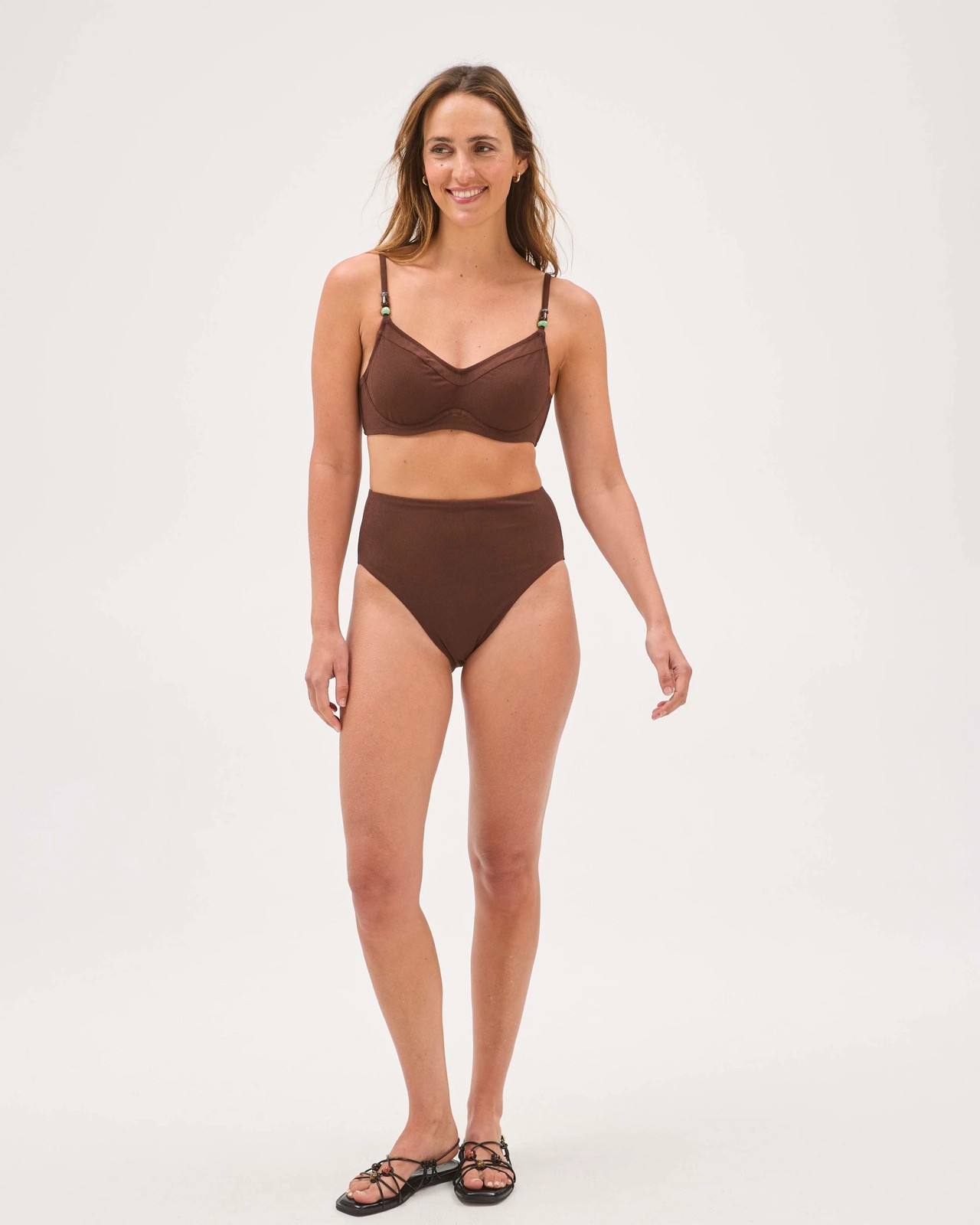 Resort Super High Towelling Swim Bikini Bottoms 3 of 5