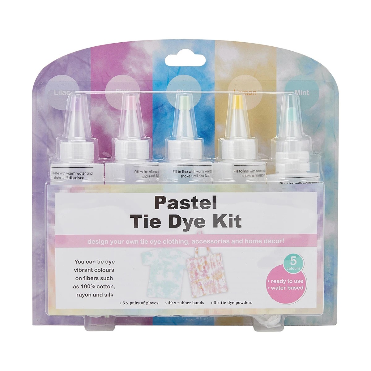 Pastel Tie Dye Kit