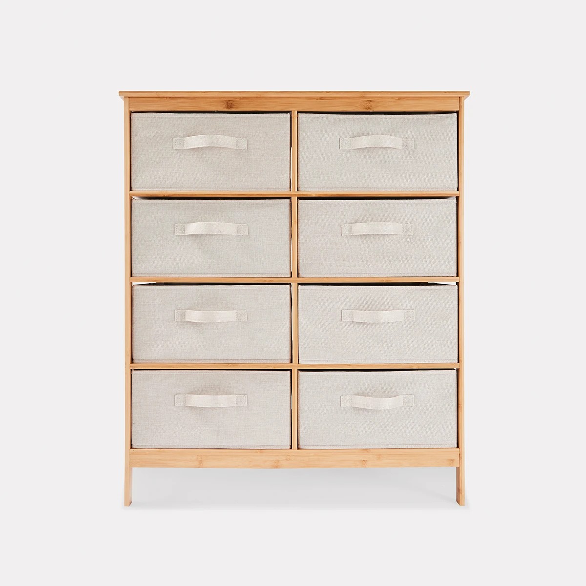 Bamboo Chest, 8 Drawer - Anko 4 of 5