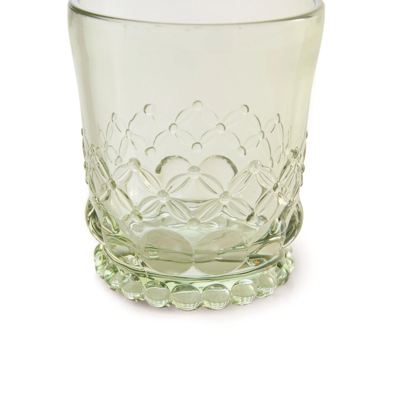 Anko 6 Green Flora Tumbler Glasses 4 of 6