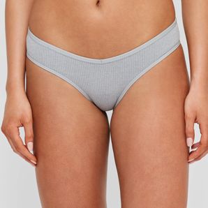 Rib Seamfree V-Front Brazilian Briefs - Lily Loves product image