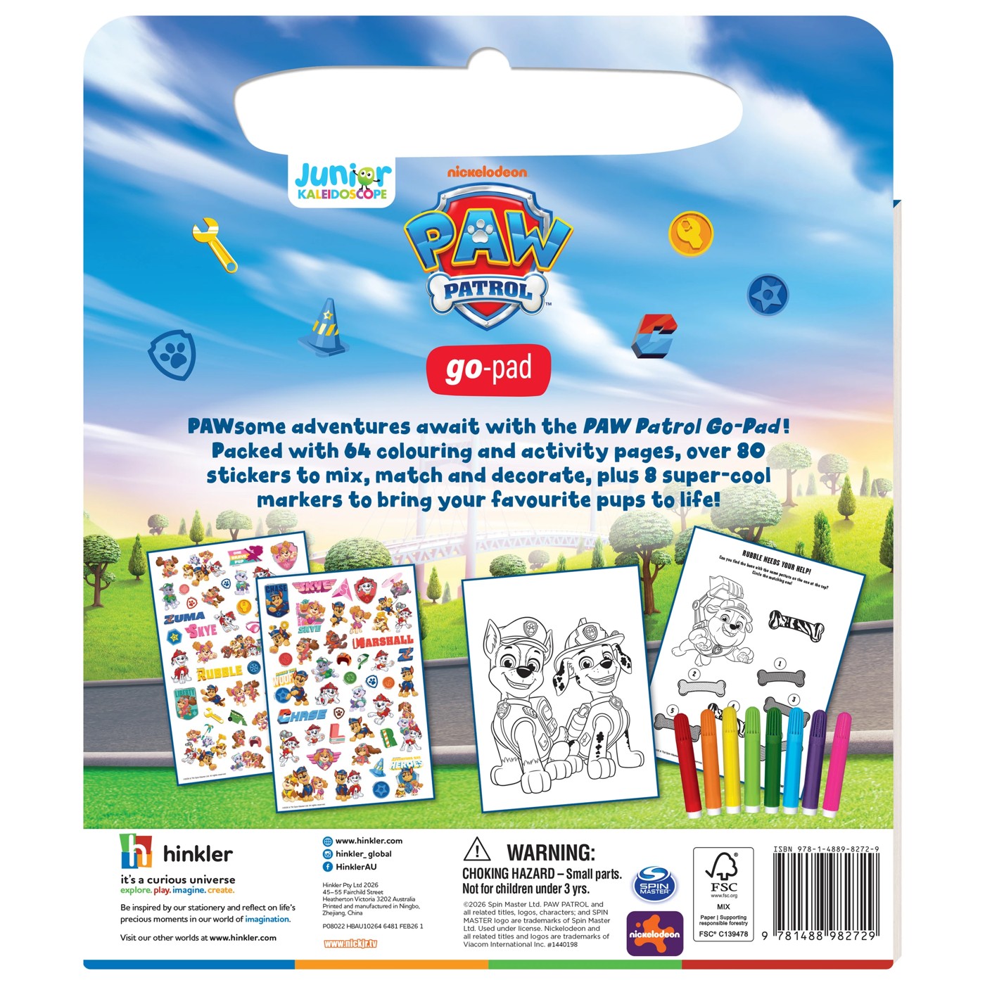 DreamWorks Jr Kaleidoscope Nickelodeon PAW Patrol Go-Pad - Book 2 of 5