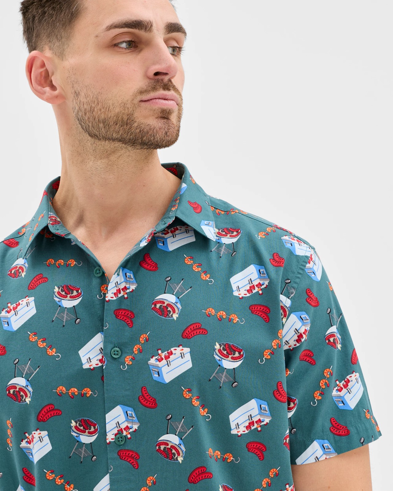 Australian Cotton Blend Summer BBQ Shirt 3 of 5