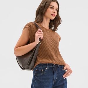 Petites Australian Cotton Blend Sleeveless Split Hem Vest product image