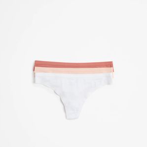 Lily Loves 3 Pack Australian Cotton Blend G-String Briefs thumbnail 2