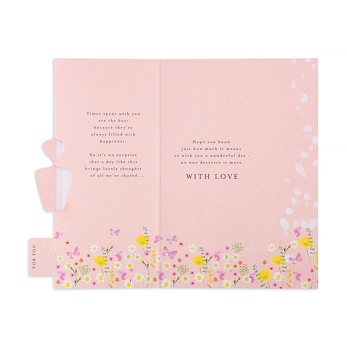 Hallmark Mother's Day Card with Removable Bookmark - Happy Wishes on Mother's Day, With Love 2 of 3