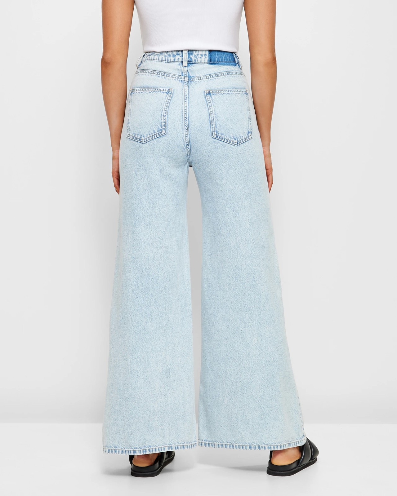 Wide Leg Flowy Denim Jeans - Lily Loves | Target Australia