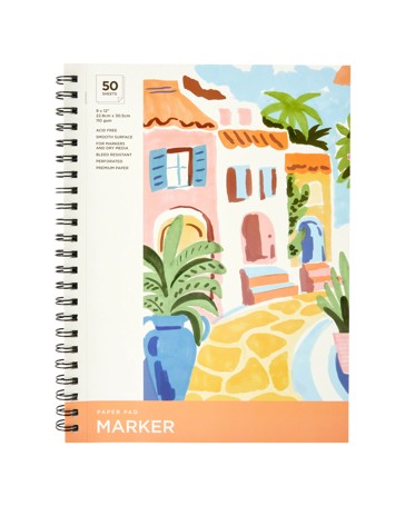 Anko Spiral Art Pad - Marker