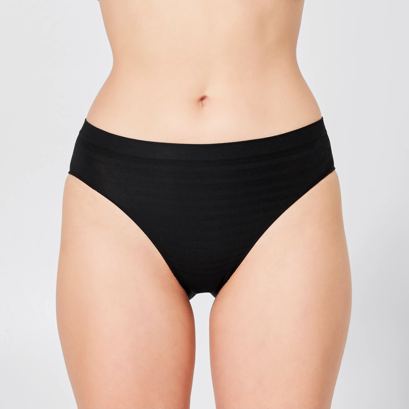 2 Pack Seamfree Bikini Briefs - Black 4 of 4