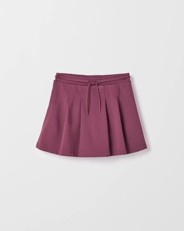Fleece Pleat Mini Skort