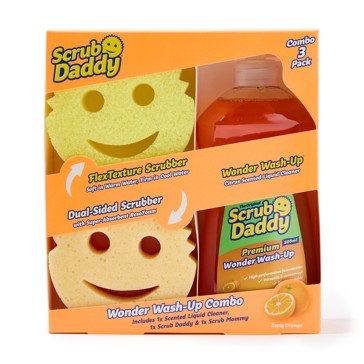3 Pack Scrub Daddy Wonder Wash-Up Combo