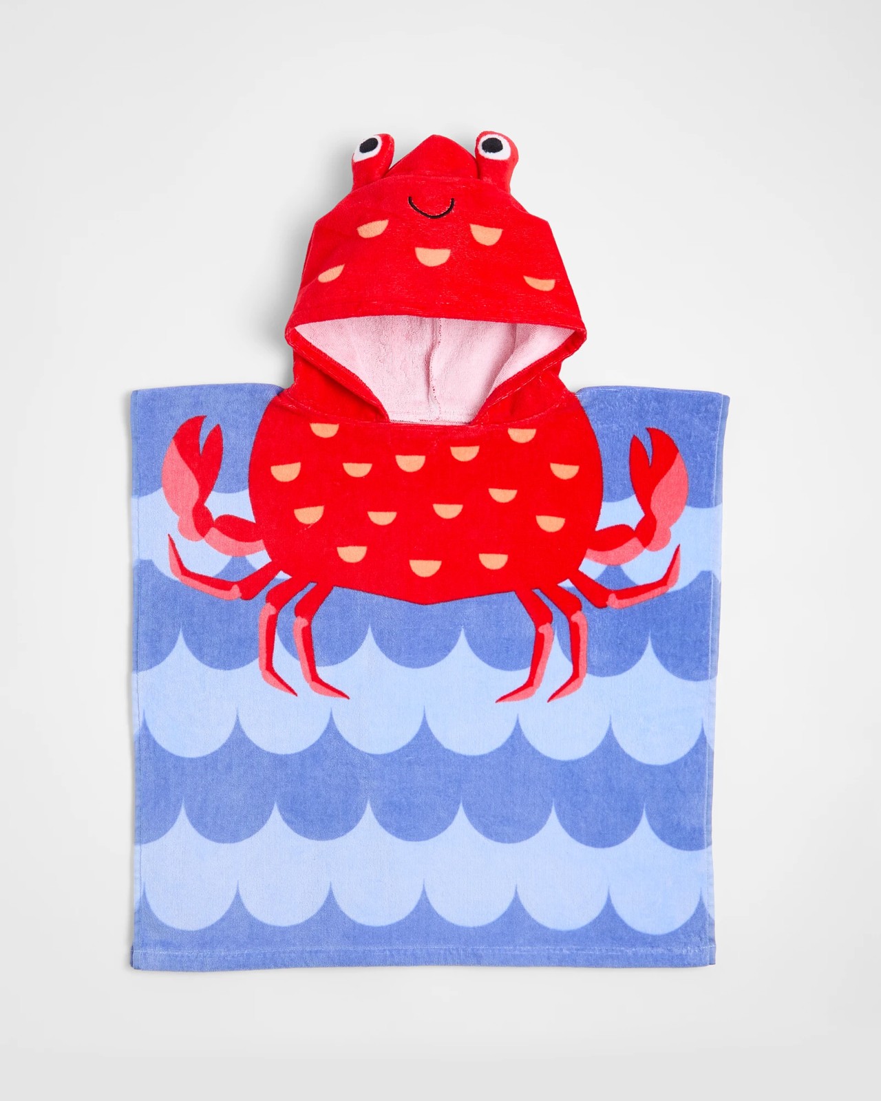 Kids Hooded Beach Towel Cooper the Crab Target Australia