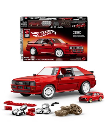 Hot Wheels '84 Audi Sport quattro Building Toy Kit