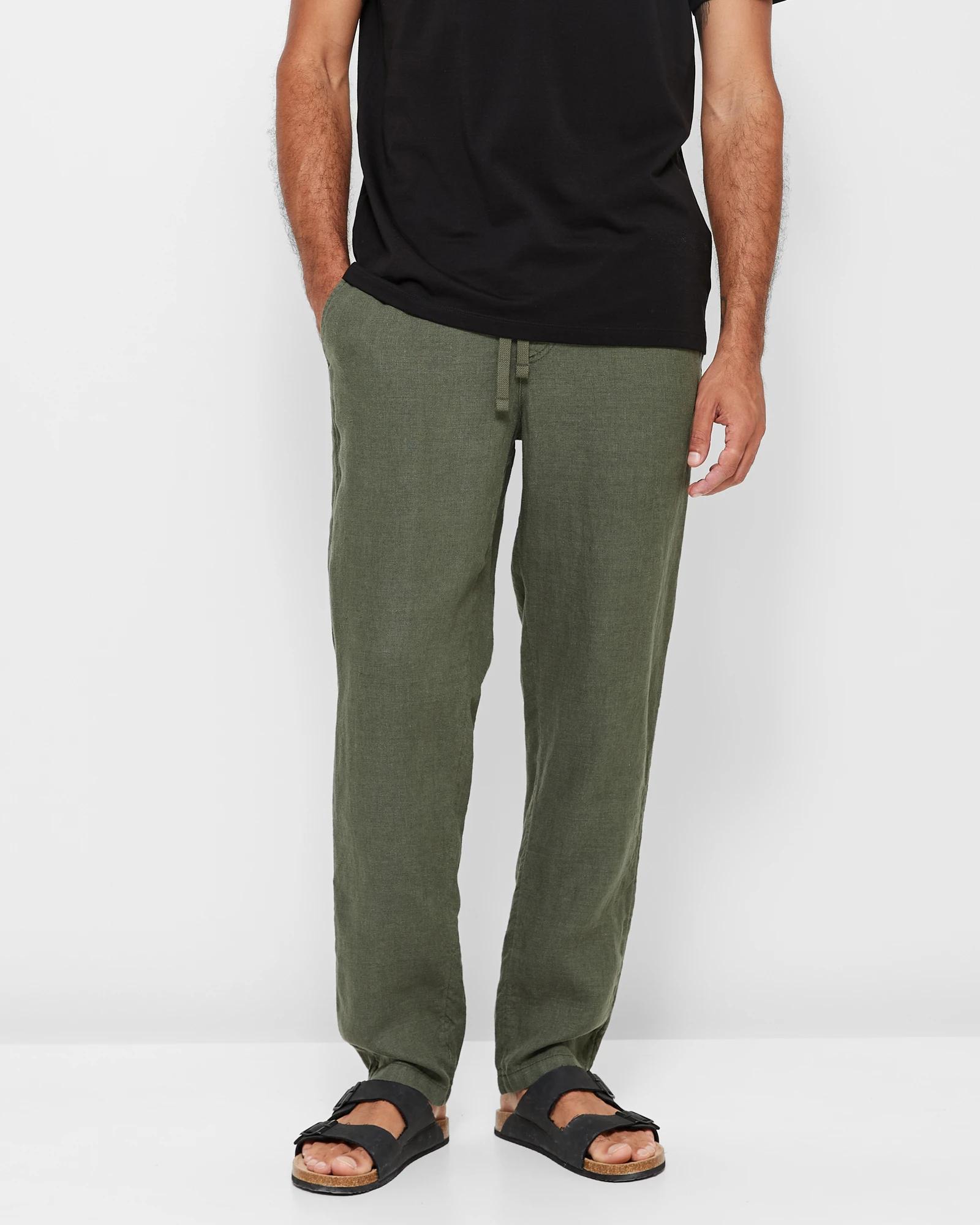 Linen pants deals mens australia