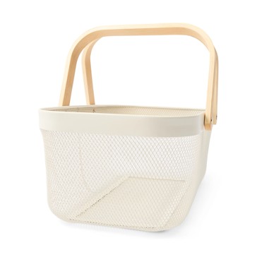 Mesh Basket, Large, White - Anko