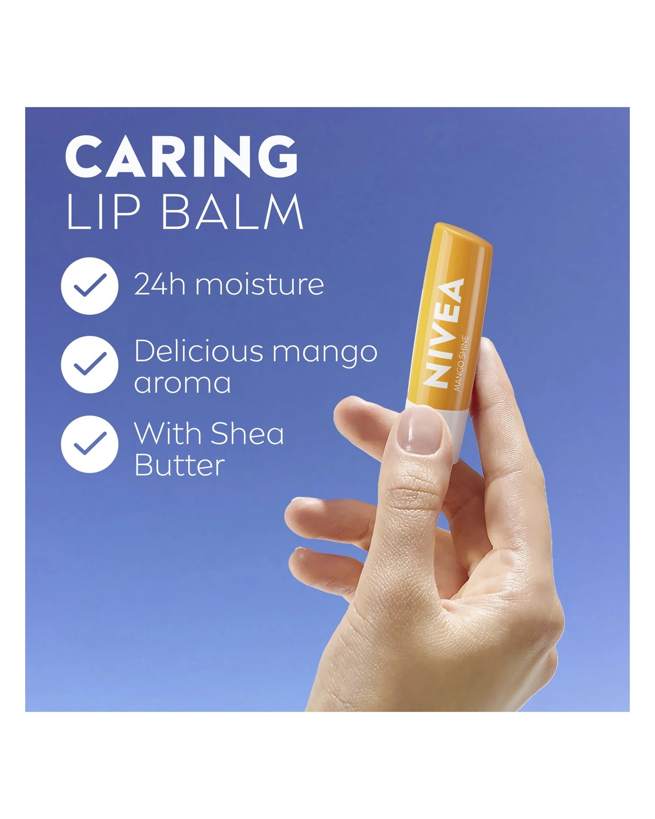 NIVEA Mango Shine Lip Balm - Shea Butter 3 of 6