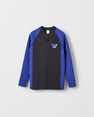 Long Sleeve Zip Through Swim Rashie