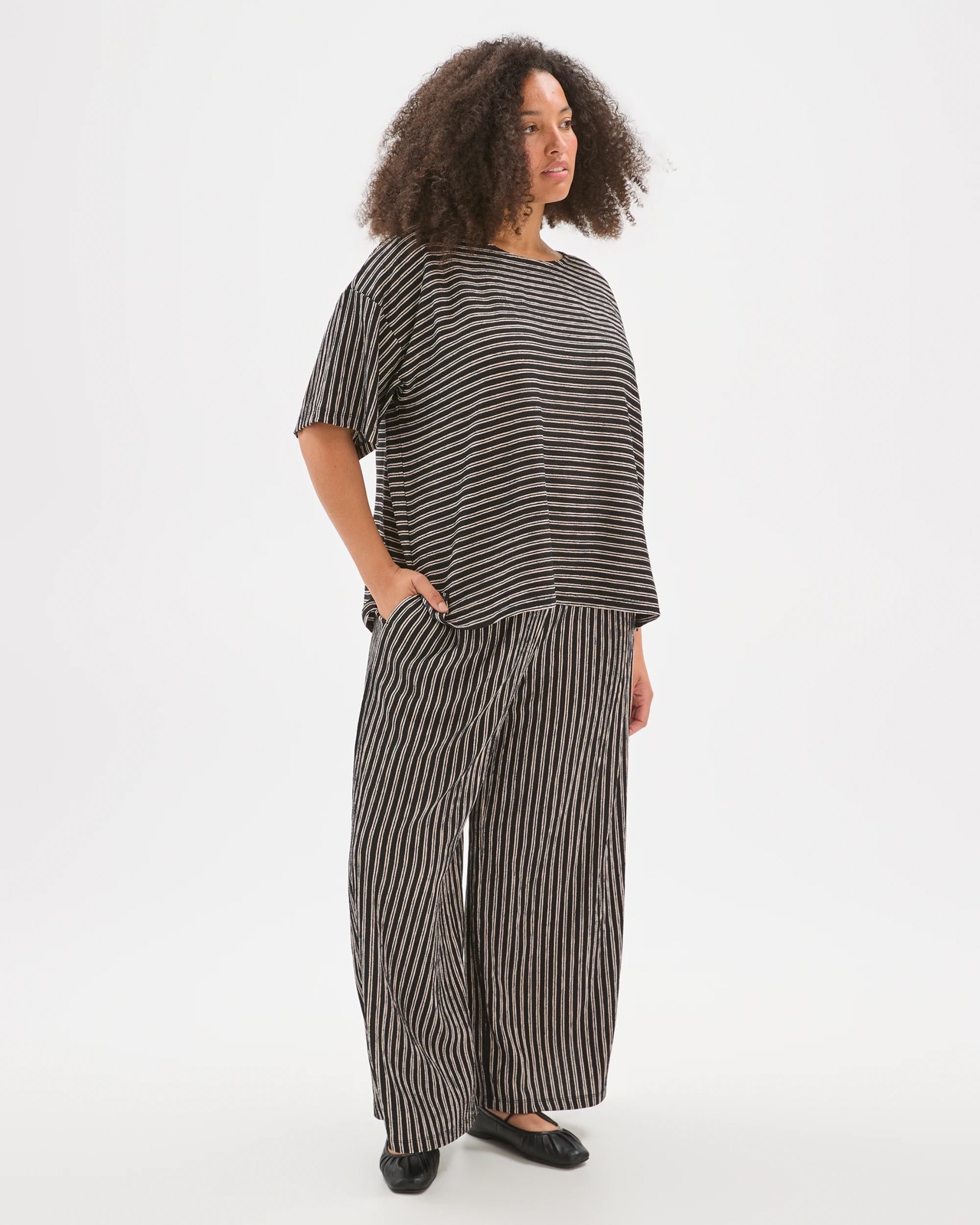 Plus Size Short Sleeve Textured Top 2 of 6