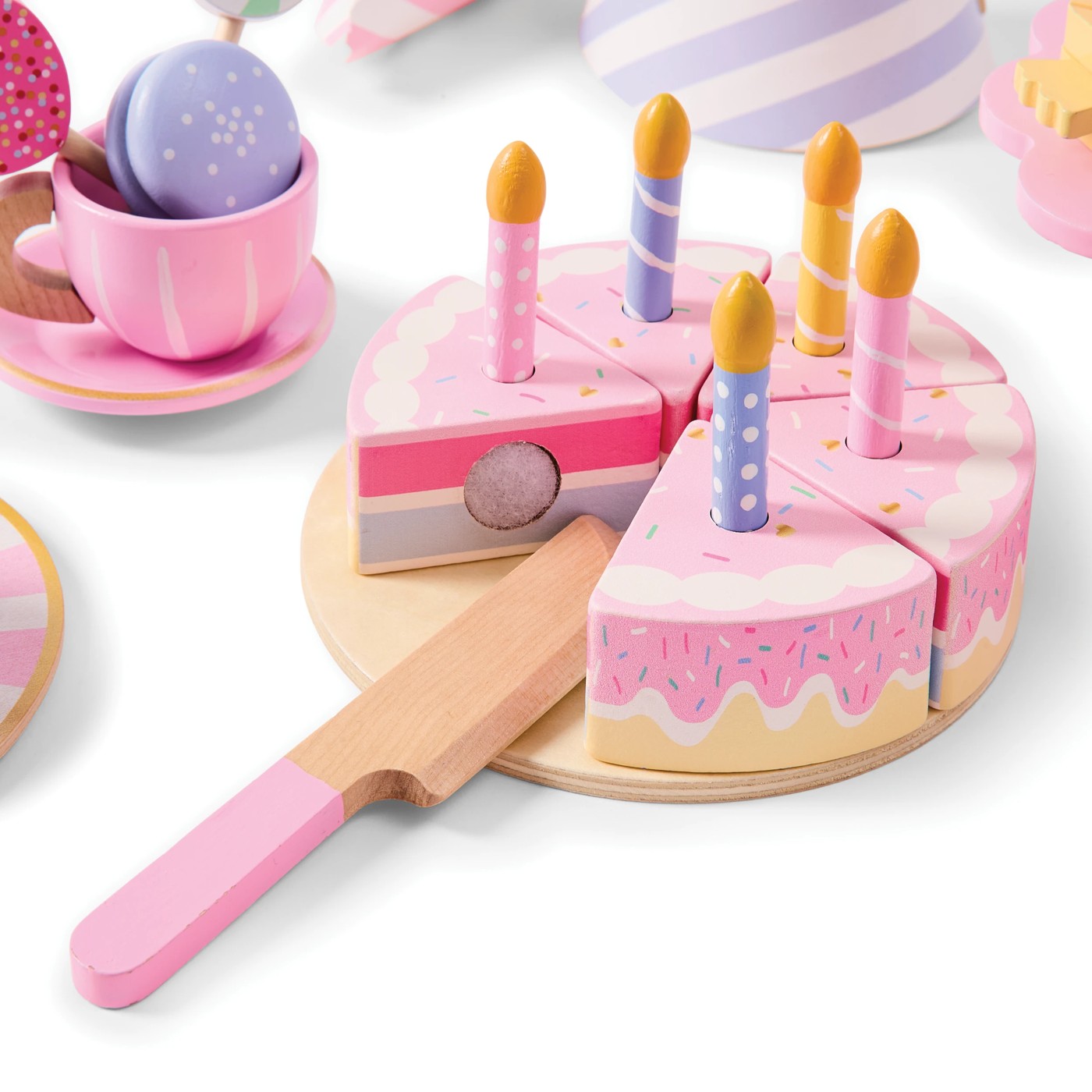 45 Piece Wooden Party Set 2 of 5