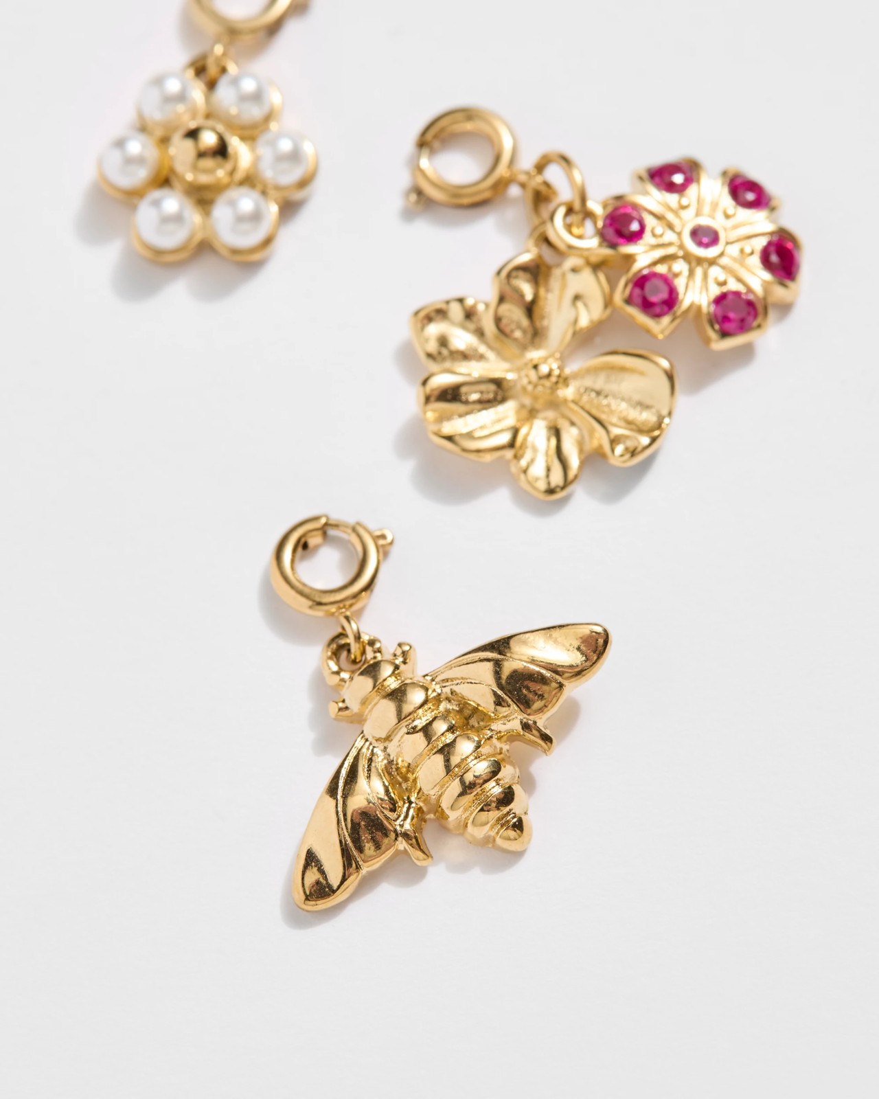 Waterproof 3 Pack Garden Theme Charm Set 2 of 5