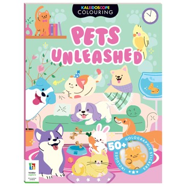 Kaleidoscope Colouring: Pets Unleashed - Book