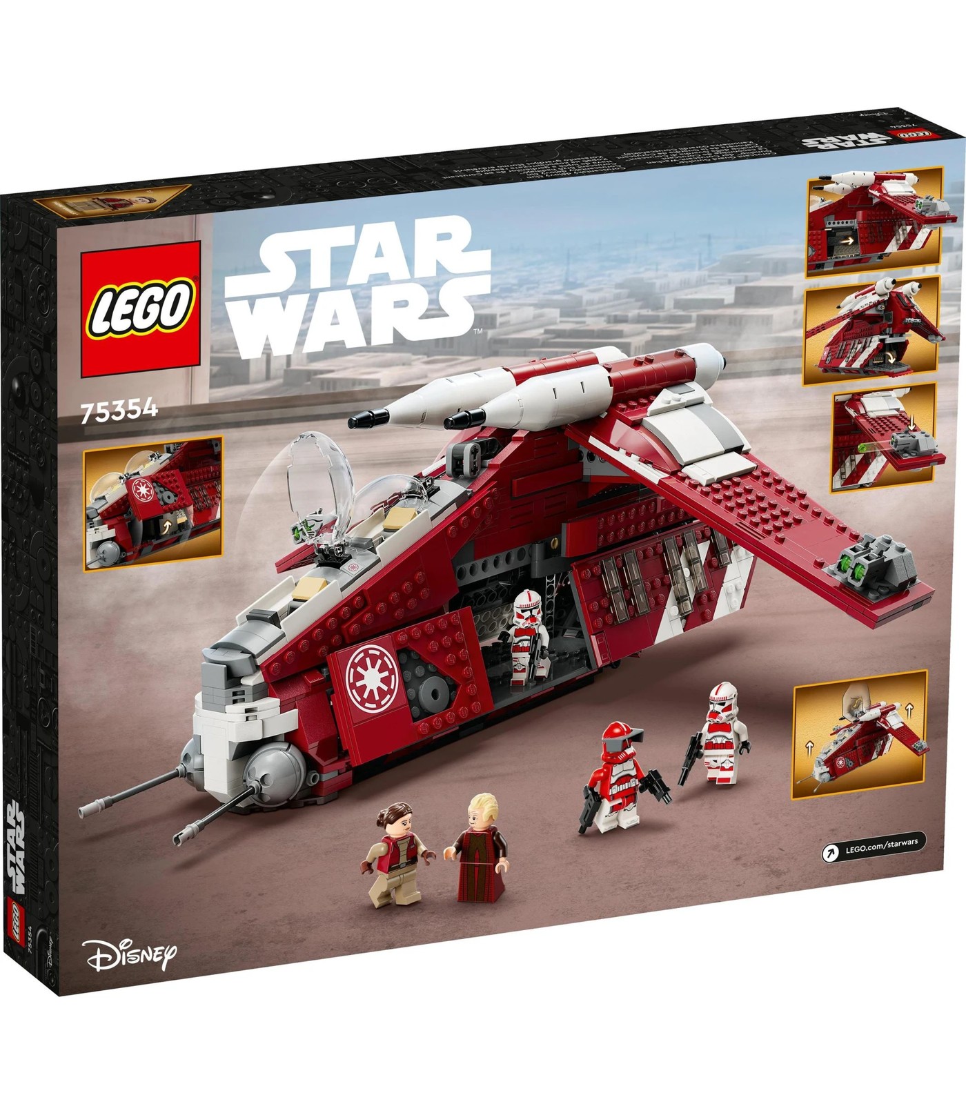 Lego Star Wars: The Clone Wars Coruscant Guard Gunship 75354 : Target