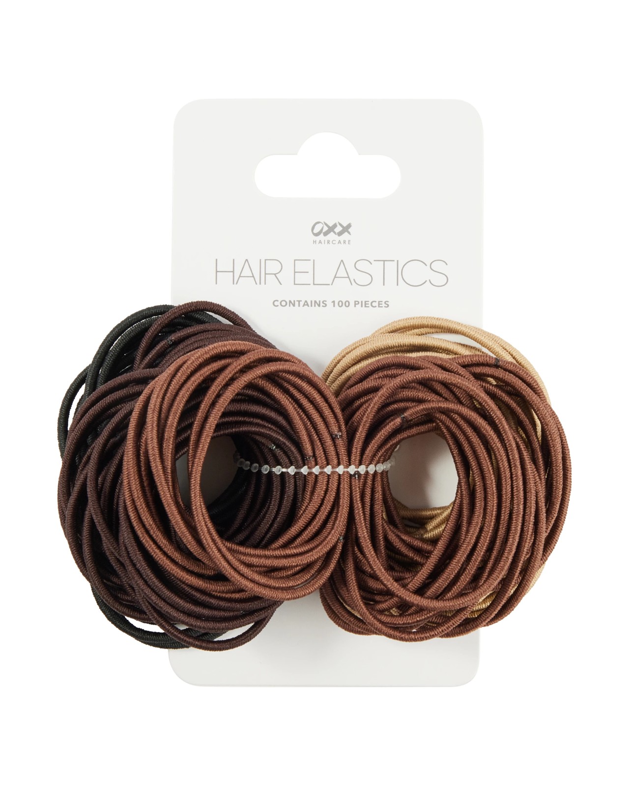100 Piece Hair Elastics - OXX Haircare 3 of 3