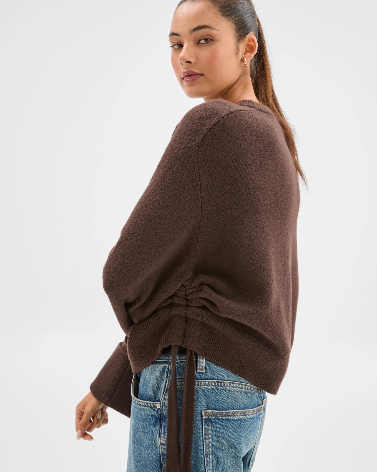 Lily Loves Gathered Detail Jumper - Truffle 4 of 6