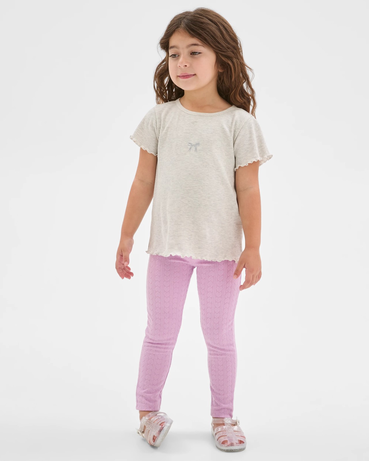 Heart Core Leggings - Purple 2 of 6