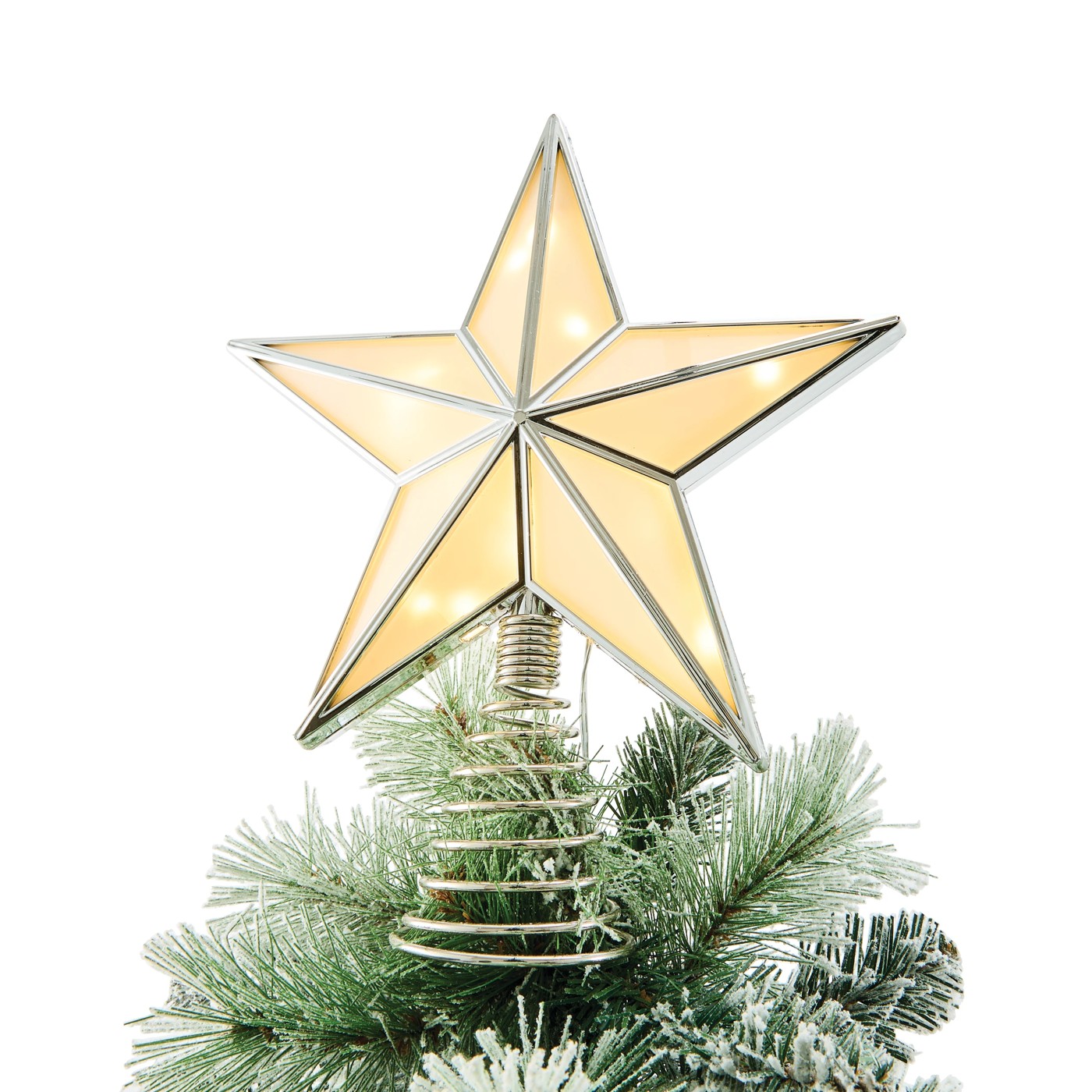 Anko Battery Operated LED Light Up Star Tree Topper 2 of 5