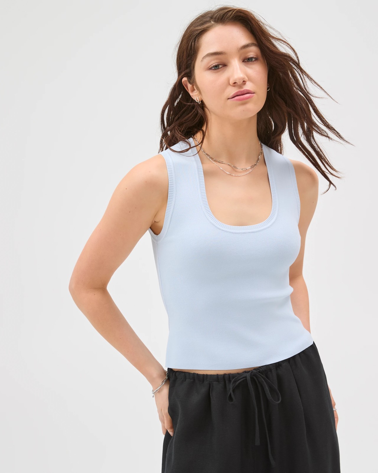 Lily Loves Horseshoe Tank Top - Glacier 3 of 6