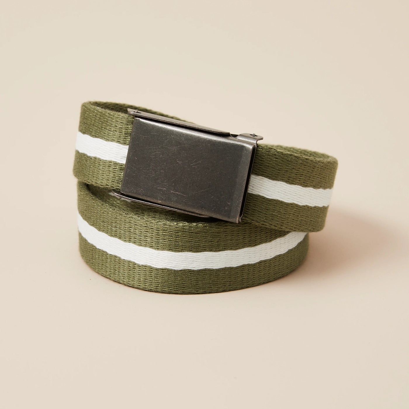 Kids Plate Buckle Webbing Belt 3 of 3