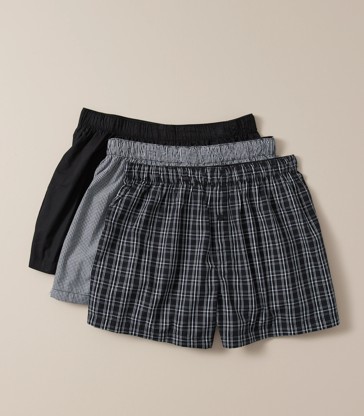 Maxx 3 Pack Woven Boxers